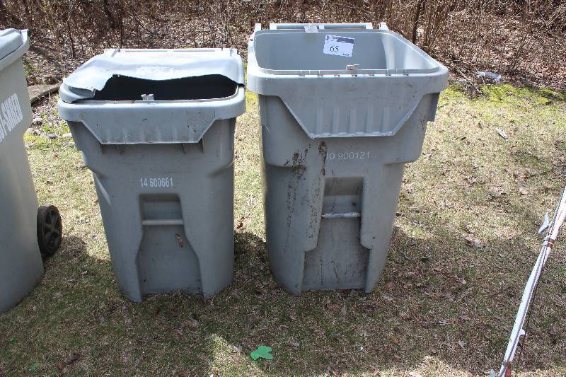 Lot of (2) Waste Bins