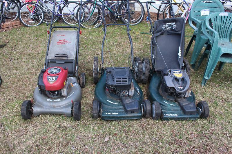 Lot of (3) Craftsman Lawn Mowers