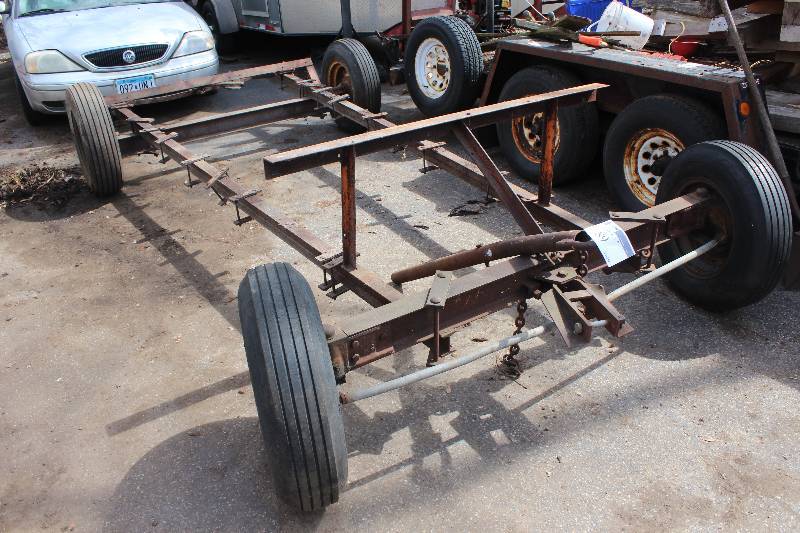 Vintage Hay Wagon Trailer Frame