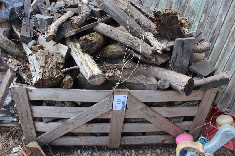 Wood Box Lot of Fire Wood