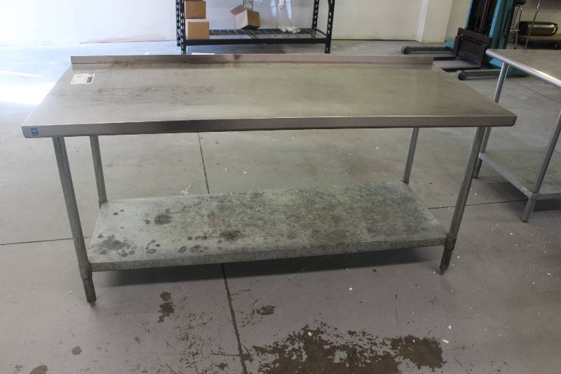 lot 6 image: NSF Commercial Prep Table