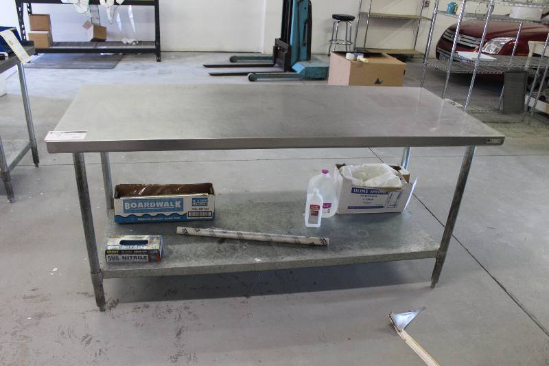 lot 7 image: NSF Commercial Prep Table