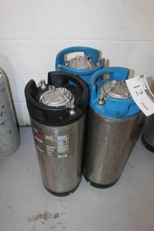 Lot of (3) Commercial Soda Canisters | Medina Commercial Moving Sale ...