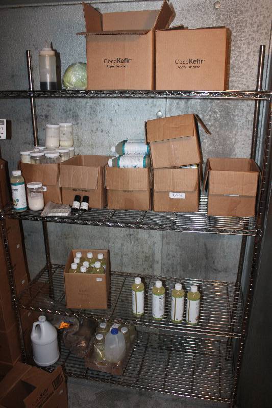 lot 14 image: 4-Shelf Metal Storage Rack