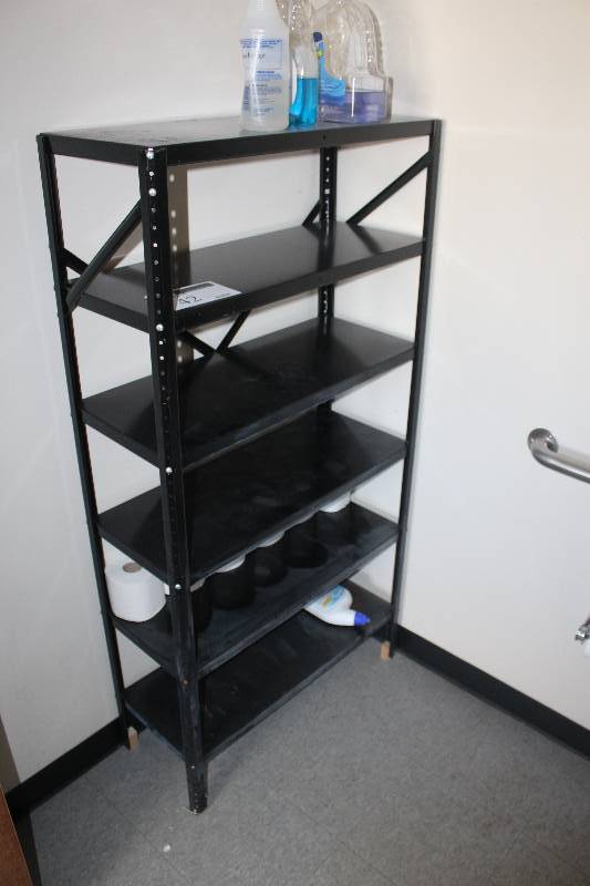 lot 42 image: 6-Shelf Metal Storage Rack
