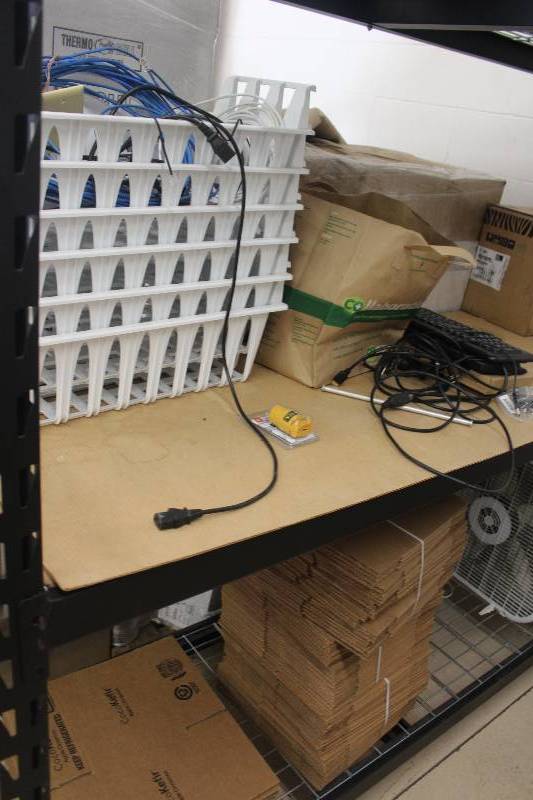 lot 61 image: Contents of Storage Rack