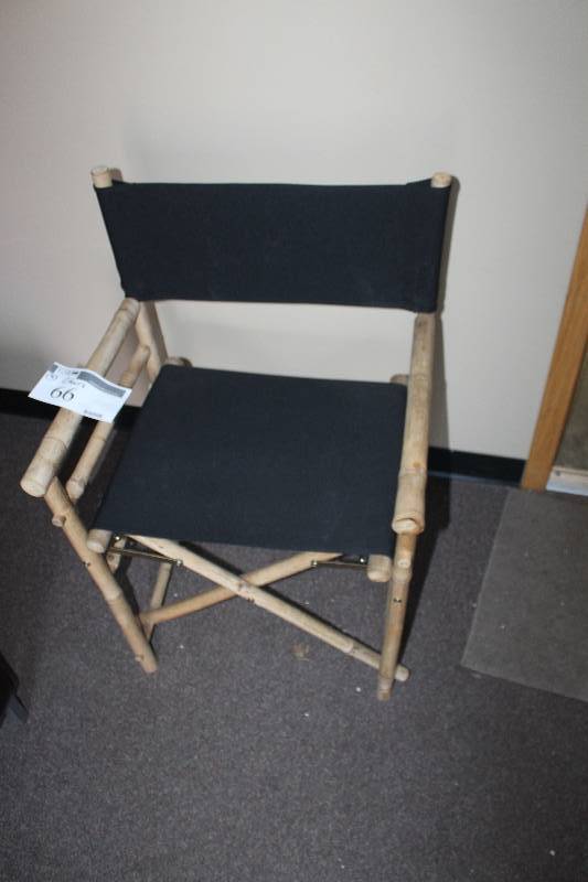 lot 66 image: Lot of (2) Directors Chairs