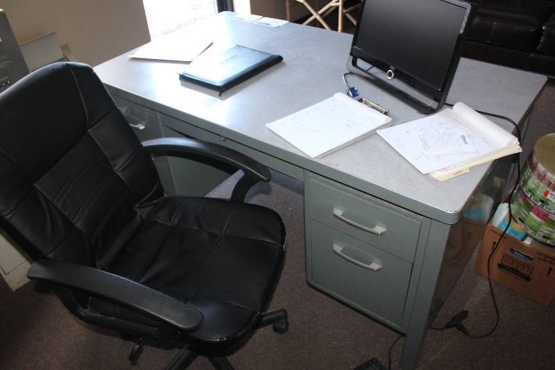 lot 64 image: Desk And Chair