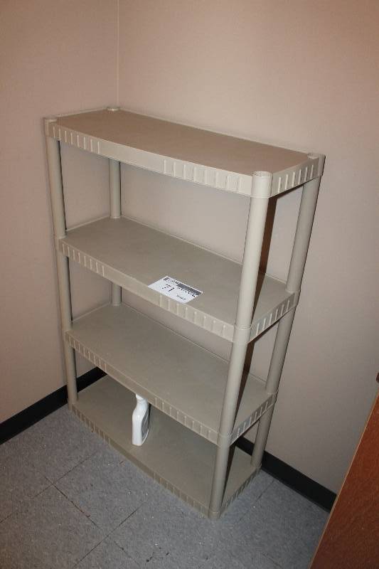 lot 71 image: 4-Shelf Storage Rack