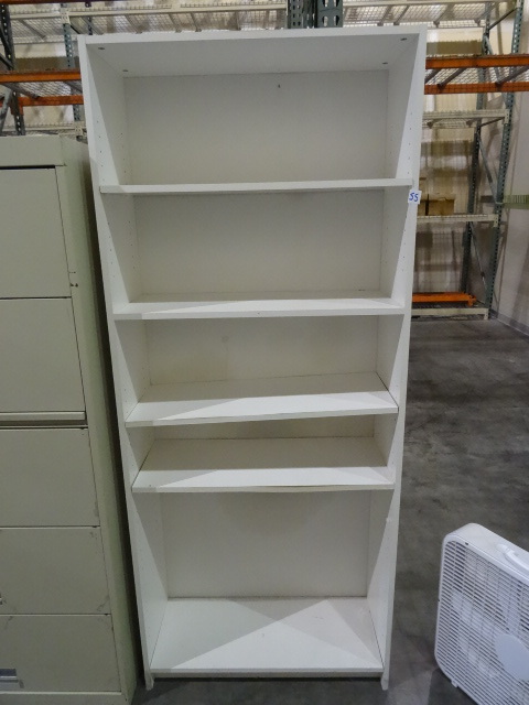 lot 55 image: Laminate book case