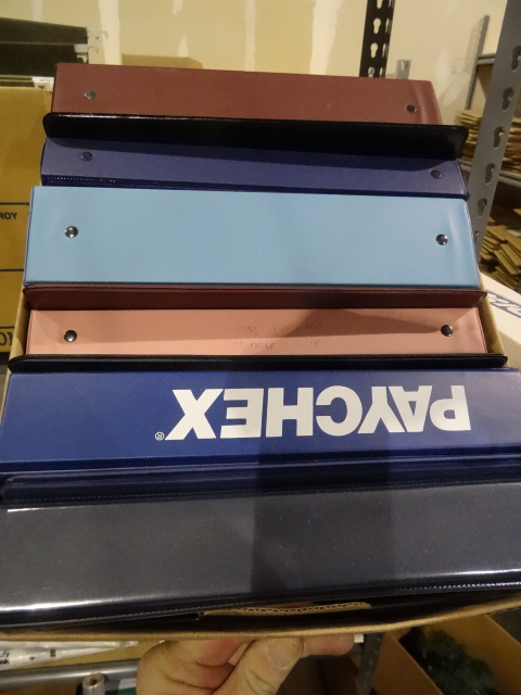 lot 58 image: Misc 3 ring binders