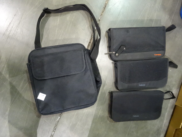 lot 74 image: Carrying bag and CD cases