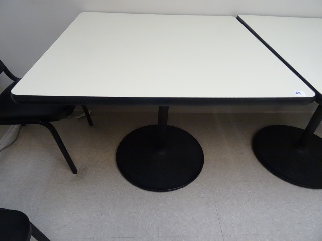 lot 89 image: 36 x 36 x 30 Metal base table