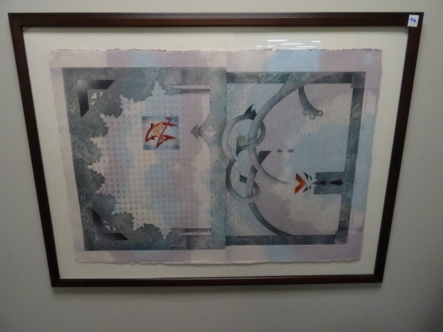 lot 94 image: 47 x 36 frame art work. Alhambra #1