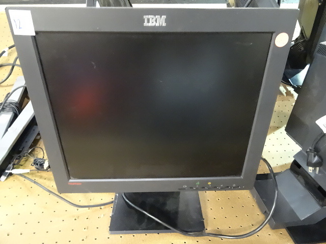lot 13 image: IBM LCD Monitor 17