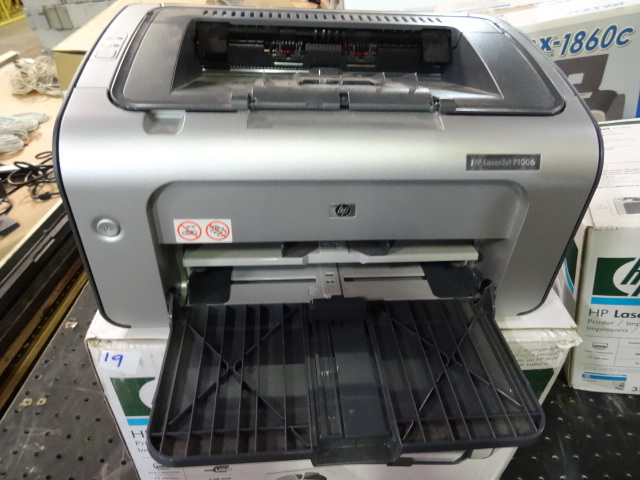 lot 19 image: HP Laser Jet P1006 Laser Printer