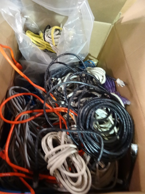 lot 23 image: 2 Boxes of Misc Network Cables