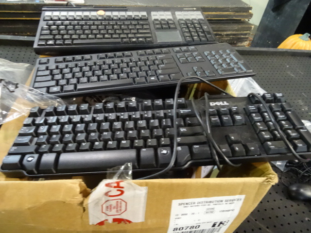 lot 26 image: Misc Computer Keyboards Qty 8