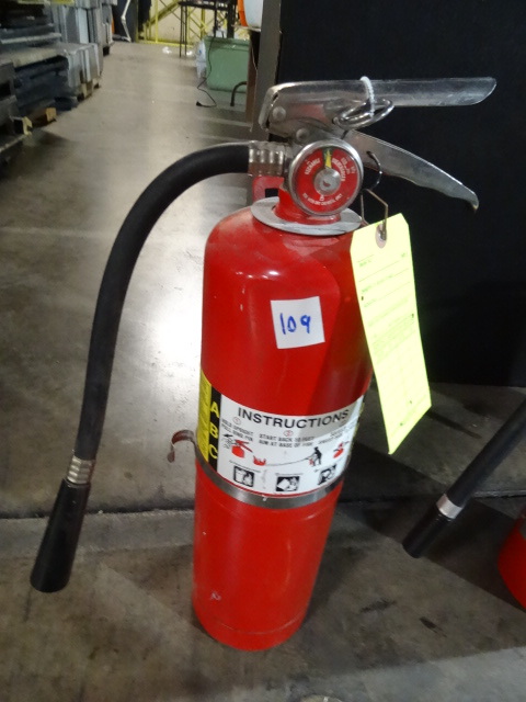 lot 109 image: Fully Charged Fire Extinguisher