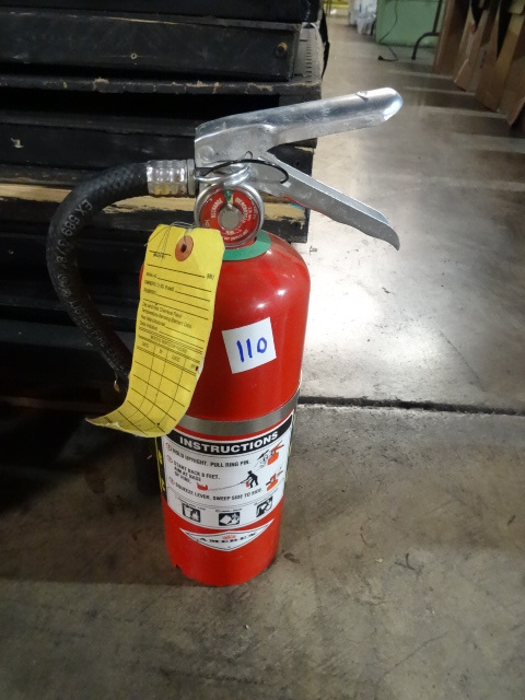 lot 110 image: Fully Charged Fire Extinguisher