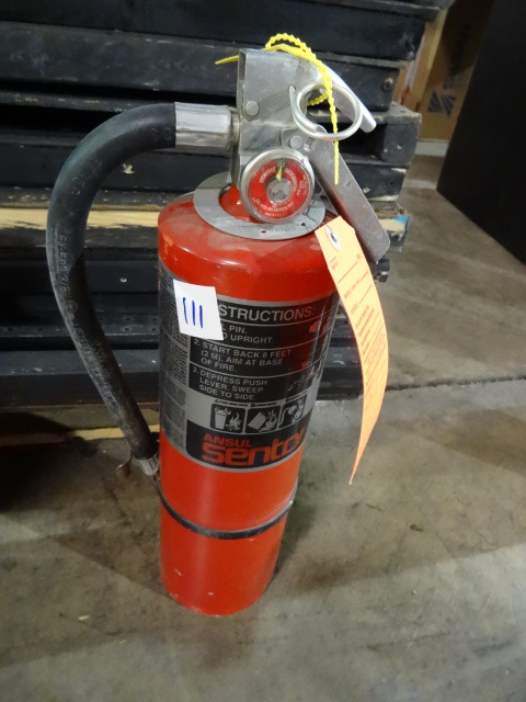 lot 111 image: Fully Charged Fire Extinguisher
