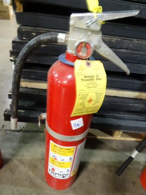 lot 114 image: Fully Charged Fire Extinguisher