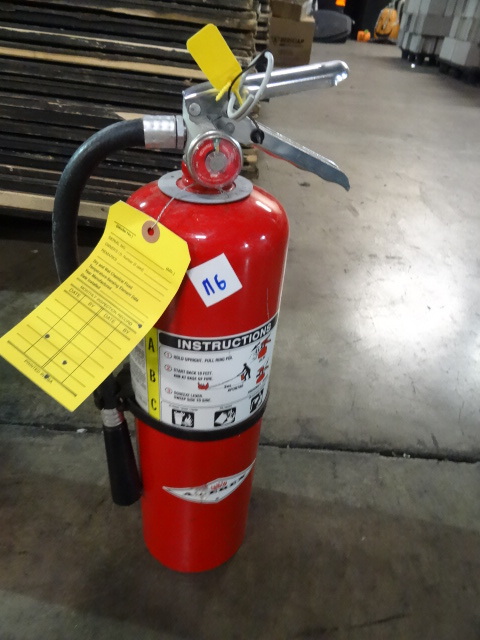 lot 116 image: Fully Charged Fire Extinguisher