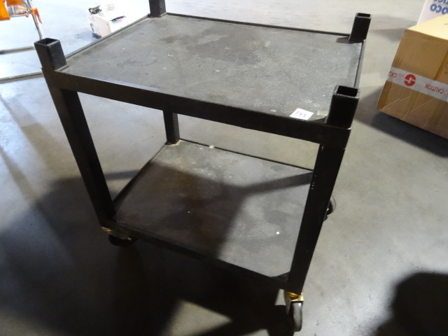lot 153 image: Plastic Cart on Wheels 24 X 18 X 26