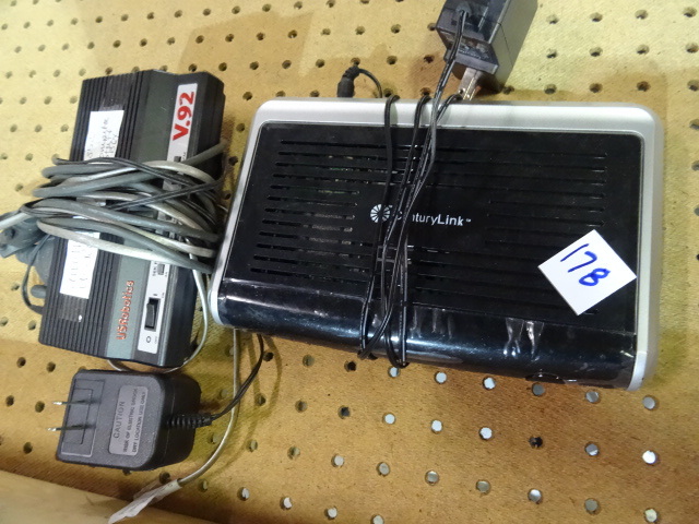 lot 178 image: Century Link Ethernet Router US Robotics