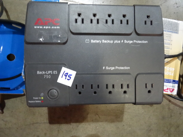 lot 195 image: APC Back UPS ES750 Works