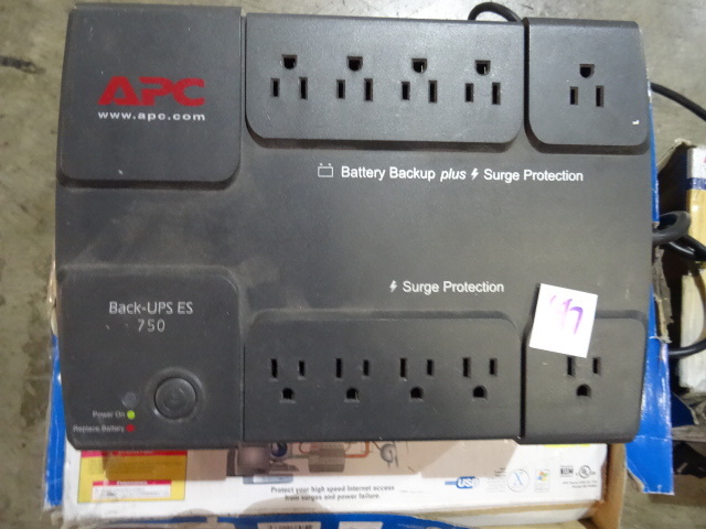 lot 197 image: APC Back UPS ES750 Works