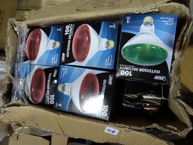 lot 218 image: 33 Colored Spot Lights
