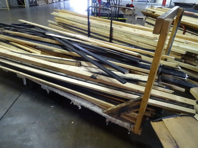 lot 248 image: Rolling Flat Cart No Contents 76 X 41
