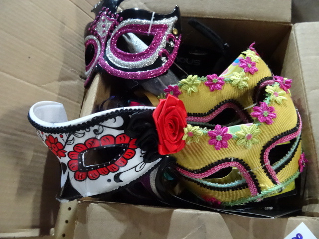 lot 258 image: Misc Carnival Masks