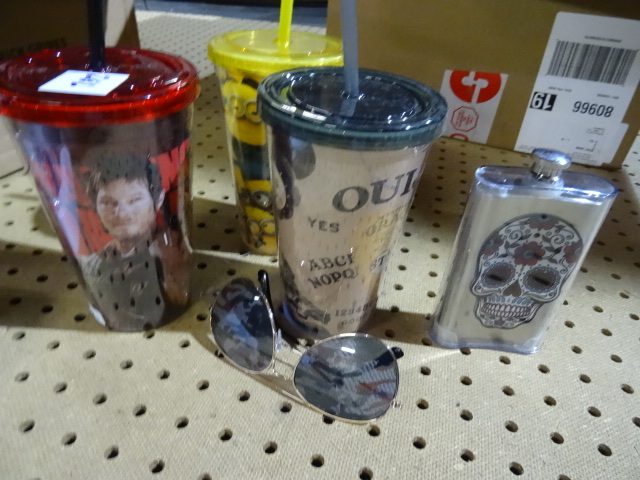 lot 262 image: Flask & Cups