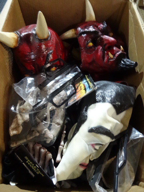 lot 265 image: Latex Masks & Hands Some Cloth