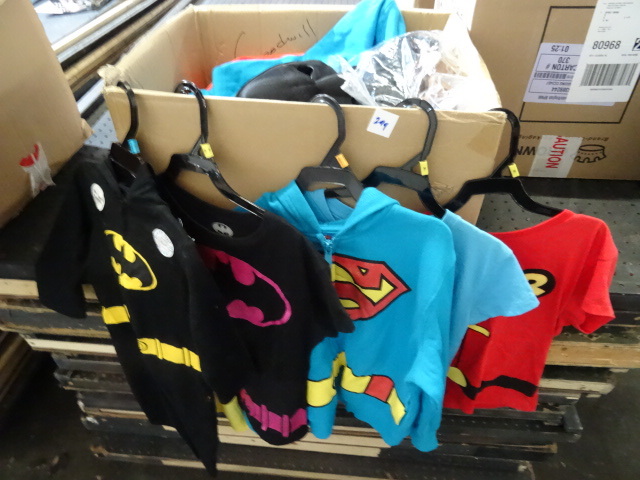 lot 299 image: Boys and Infants Super Hero Tops
