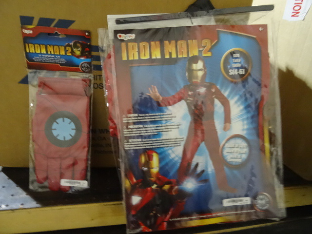 lot 305 image: Boys Costumes Ironman and Gloves