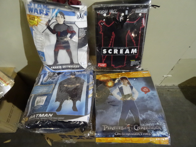 lot 311 image: Boys Costumes Assorted M - XL