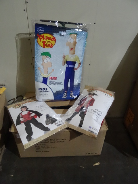 lot 312 image: Boys Costumes Assorted Small