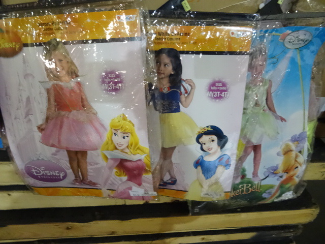 lot 354 image: Girls Costumes Various Med 3T-4T
