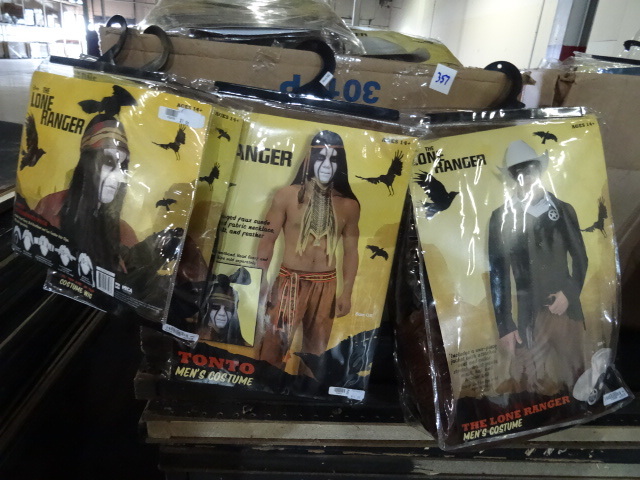 lot 357 image: Mens Costumes Lone Ranger