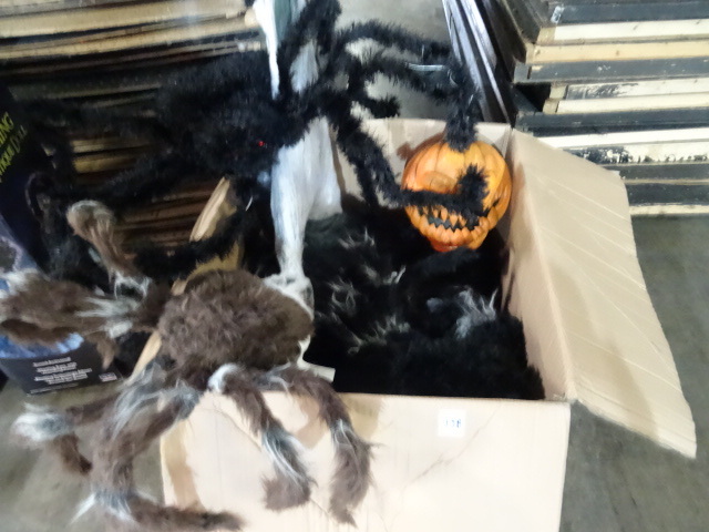 lot 358 image: Halloween Decorations Spiders etc.