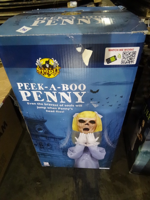 lot 362 image: Peek A Boo Penny Animated Prop