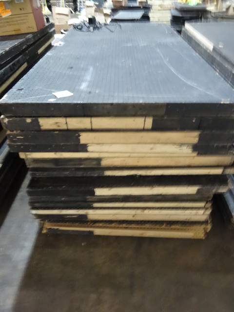 lot 373 image: Framed 4 x 8 pegboard. Double sided