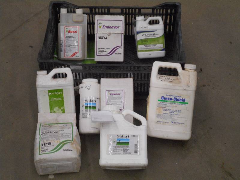 lot 35 image: Tote Of Plant Growth Regulator, Tur...