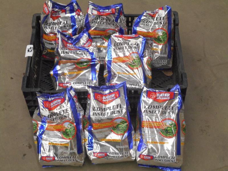 lot 42 image: Tote Of Complete Insect Dust, Etc ...