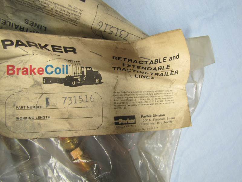 Air Lines for tractor trailer SET