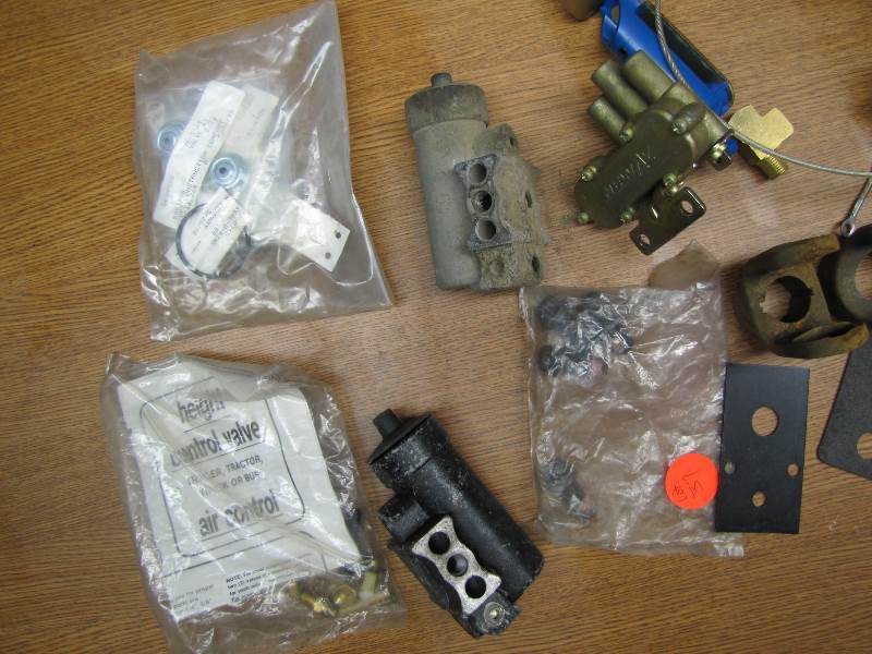 Box of Misc Tractor Trailer Parts