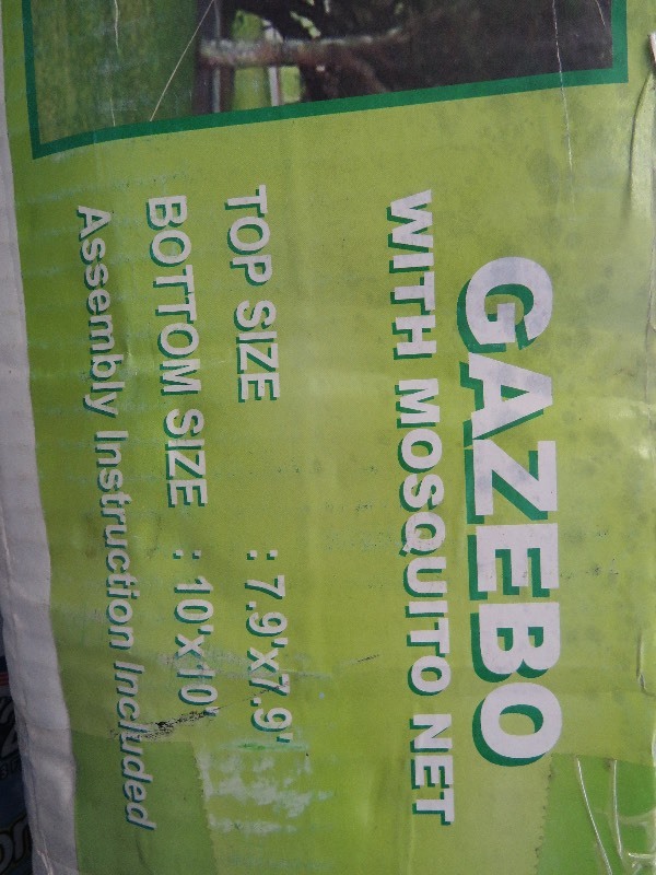Gazebo with Mosquito Net